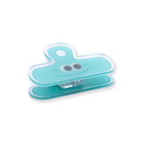 Acrylic Paper Clip - Cyan - Stationery Pal