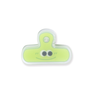 Acrylic Paper Clip - Green - Stationery Pal