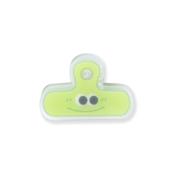 Acrylic Paper Clip - Green - Stationery Pal