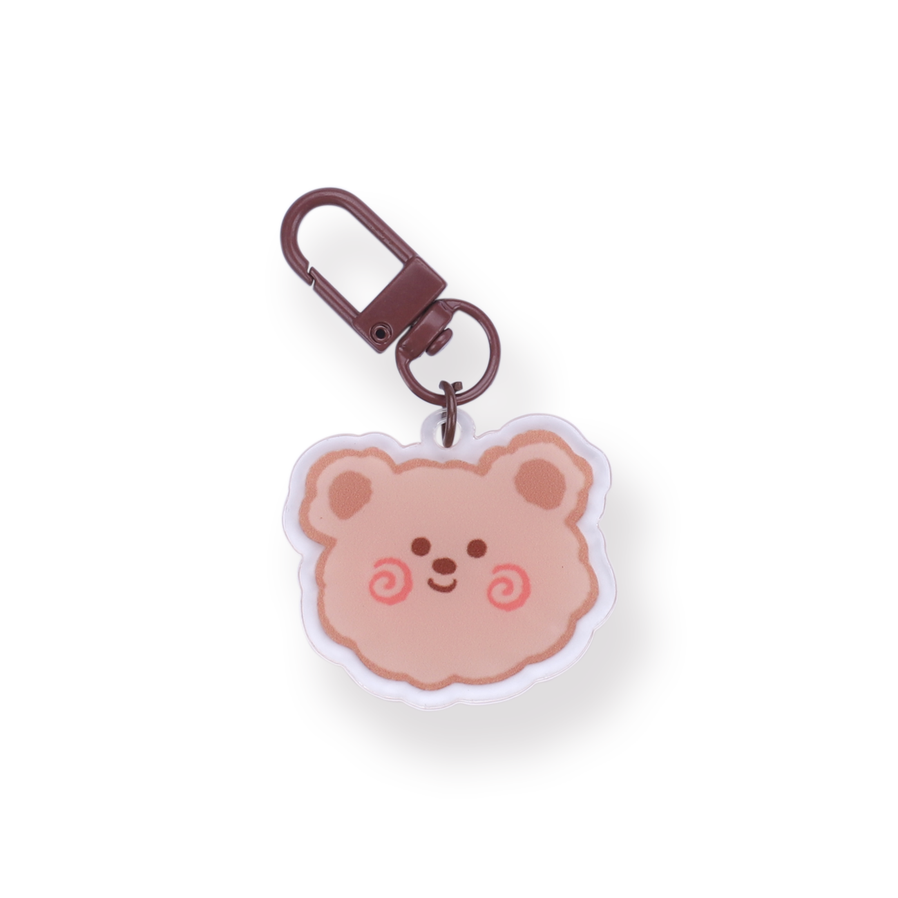 Acrylic Smiley Bear Keychain - Stationery Pal