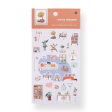 Aesthetic Journal Sticker - Warm House - Stationery Pal