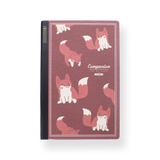 Animal  Grid Notebook - A5 - Fox - Stationery Pal