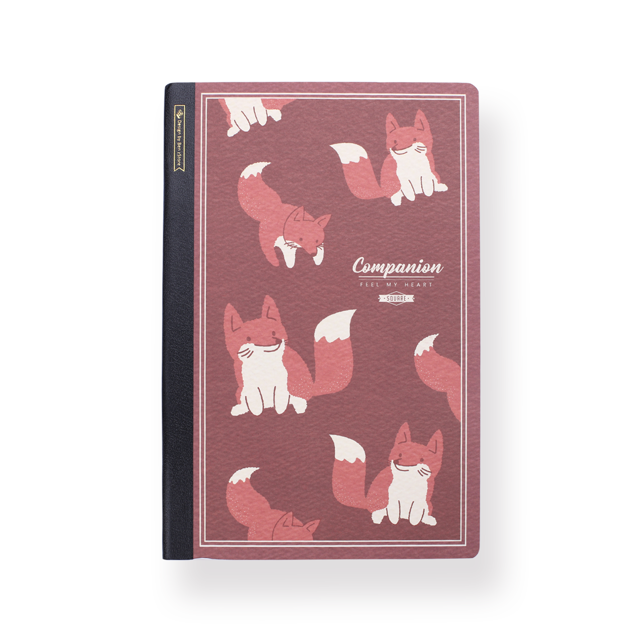 Animal  Grid Notebook - A5 - Fox - Stationery Pal