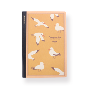 Animal  Grid Notebook - A5 - Seagull - Stationery Pal