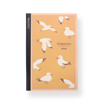 Animal  Grid Notebook - A5 - Seagull - Stationery Pal