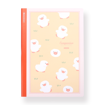 Animal Notebook - B5 - 8 mm Ruled - Duck - Stationery Pal