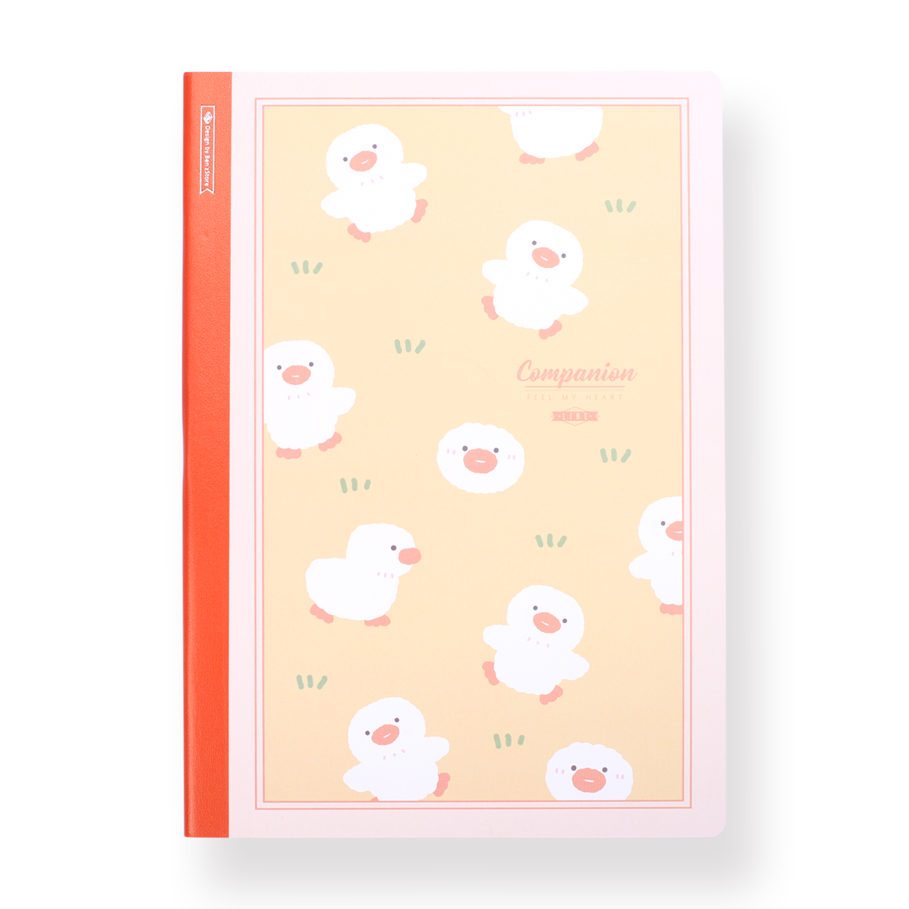 Animal Notebook - B5 - 8 mm Ruled - Duck - Stationery Pal