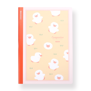 Animal Notebook - B5 - 8 mm Ruled - Duck - Stationery Pal