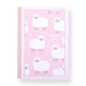 Animal Notebook - B5 - 8 mm Ruled - Sheep - Stationery Pal