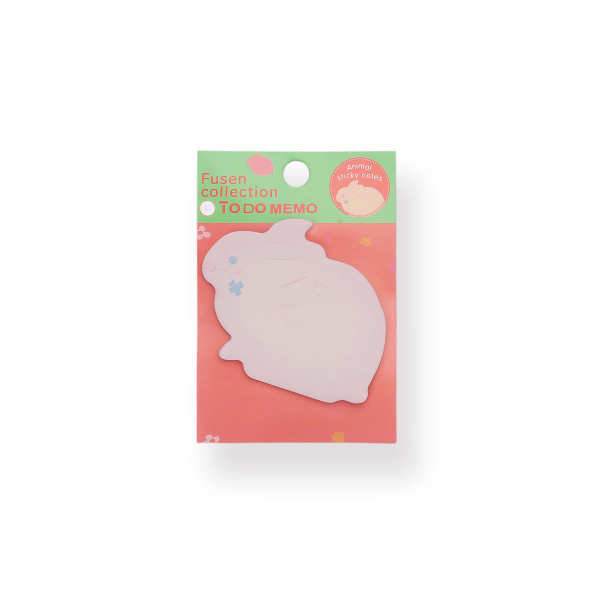 Notas Adhesivas Animales Conejo Naranja — Stationery Pal