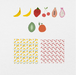 112 Digital Fruit and Vegetable Sticker Bundle - Stationery Pal
