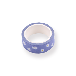 Blue Daisy Washi Tape - Stationery Pal