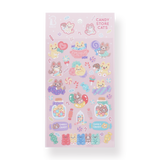 Bonito Candy Store Cats Stickers - Stationery Pal