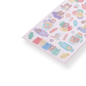 Bonito Candy Store Cats Stickers - Stationery Pal