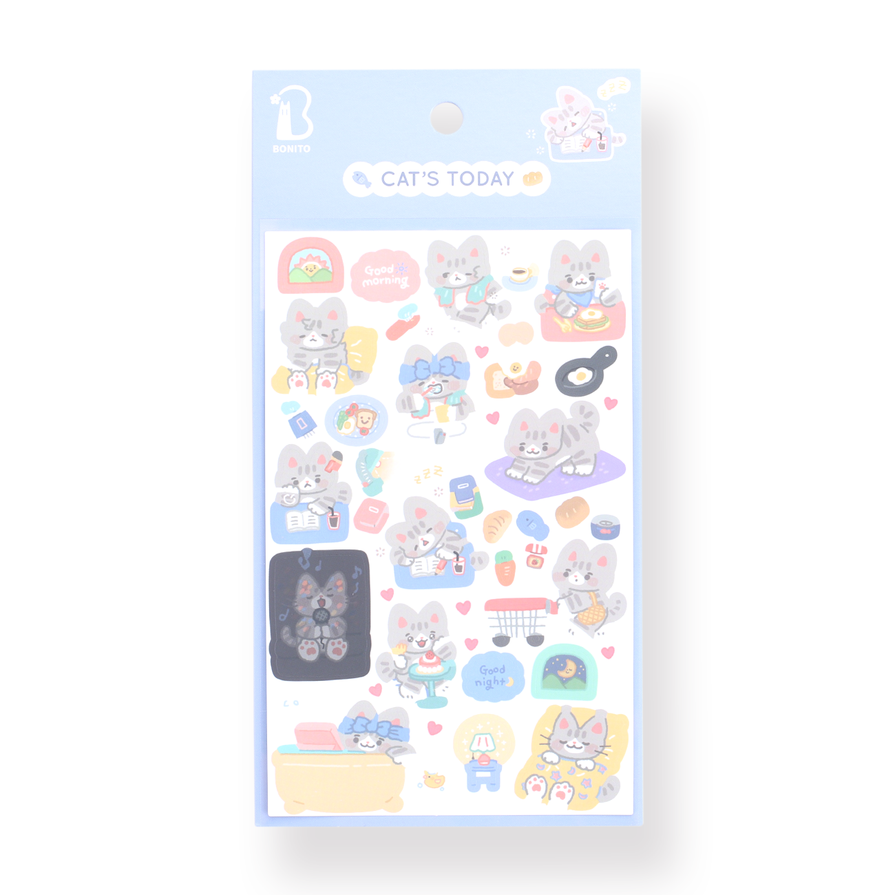 Bonito Cat's Today Stickers – Stationery Pal