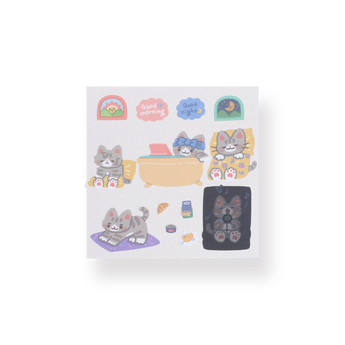 Bonito Cat's Today Stickers - Stationery Pal