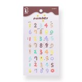 Bonito Number Stickers - Stationery Pal