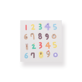 Bonito Number Stickers - Stationery Pal