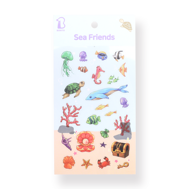 Bonito Sea Friends Stickers - Stationery Pal