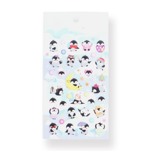 Bonito Snowlake Penguin Stickers - Stationery Pal