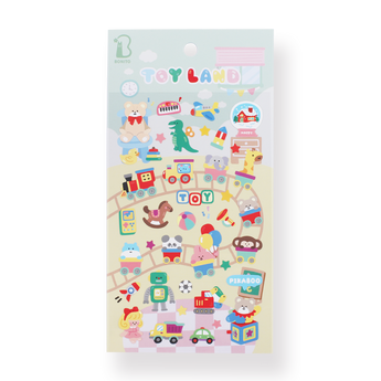 Bonito Toy Land Stickers - Stationery Pal