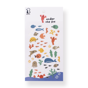 Bonito Under the Sea Stickers - Stationery Pal