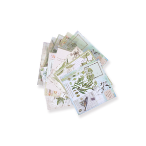 Bronzing Vintage Scrapbooking Paper - Plant - Stationery Pal