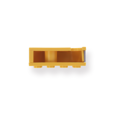 Building Block Tape Dispenser - Yellow