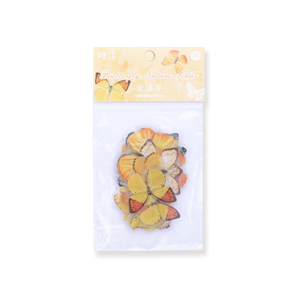 Butterfly Sticker Pack - Yellow - Stationery Pal