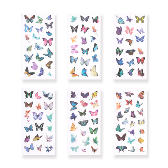 Butterfly Washi Sticker - Set of 6 - Stationery Pal