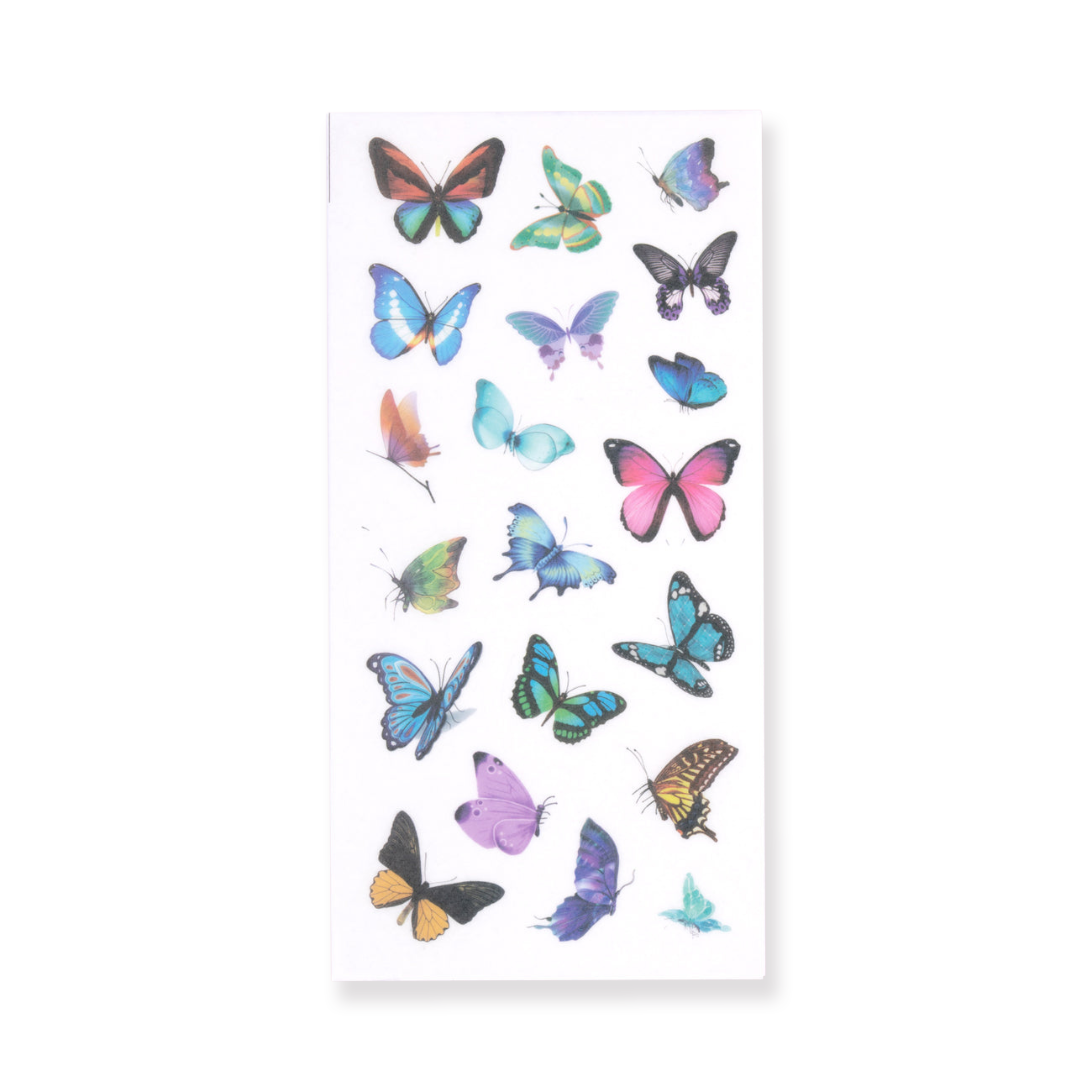 Schmetterling Washi Sticker - 6er Set