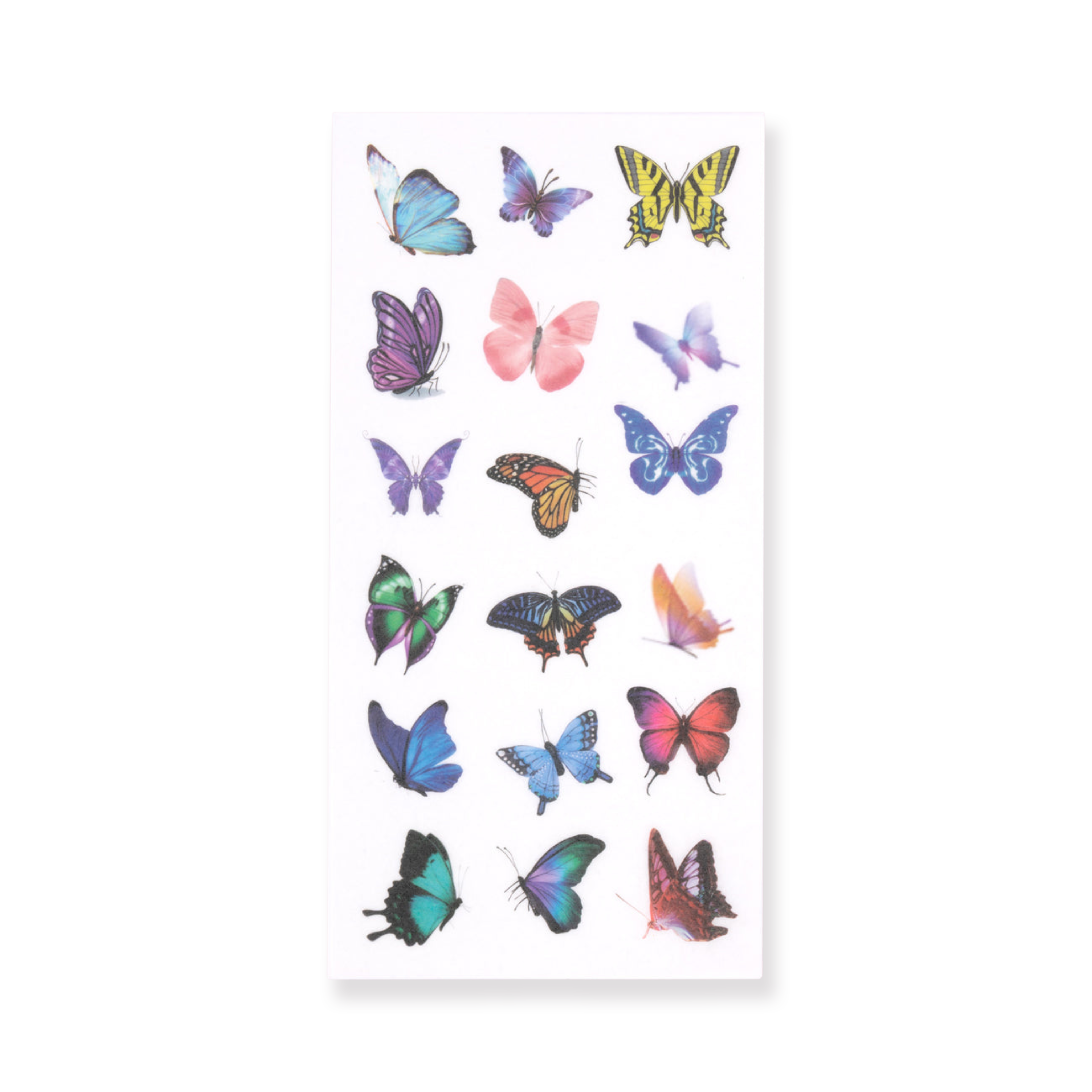 Schmetterling Washi Sticker - 6er Set