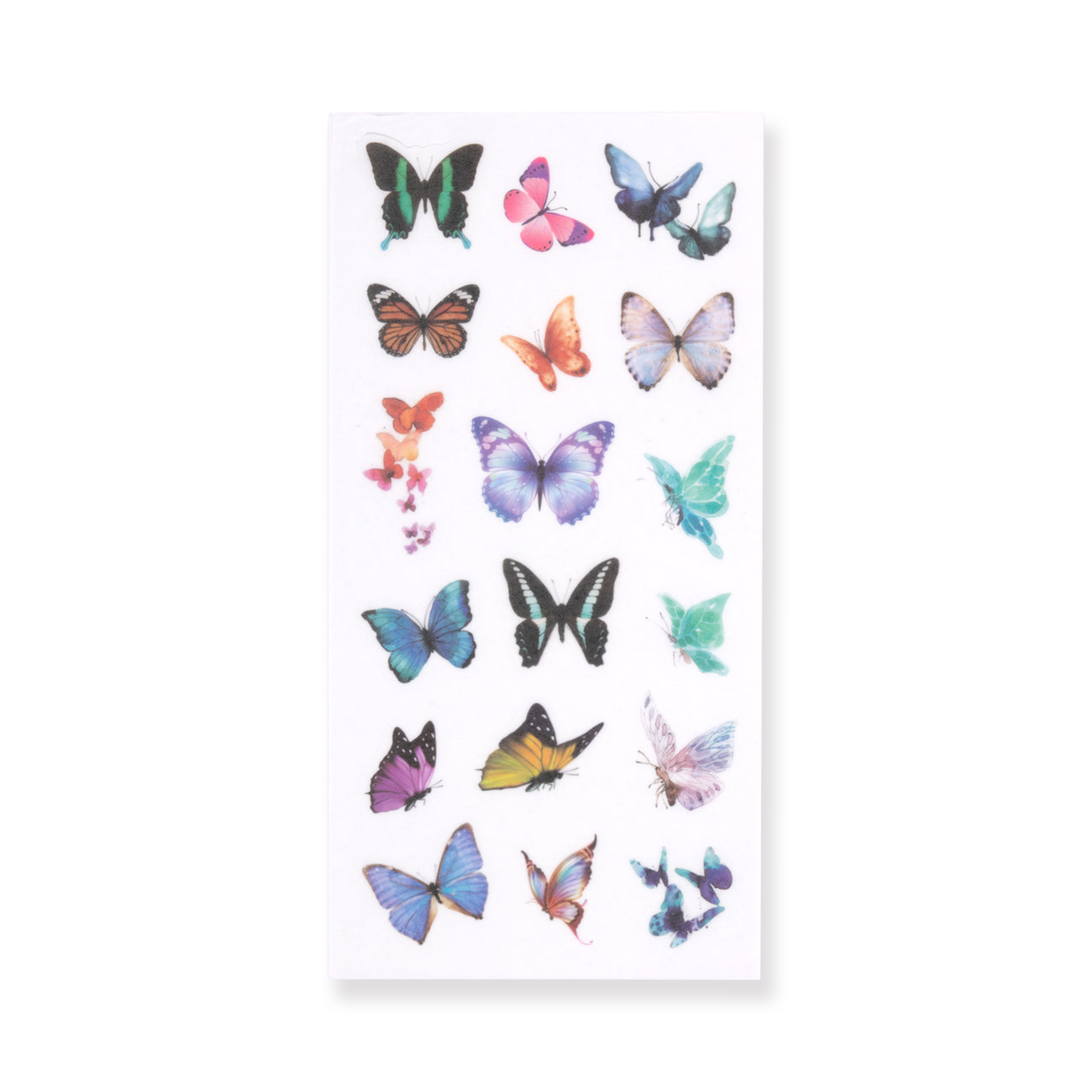 Pegatinas Washi de mariposa - Juego de 6