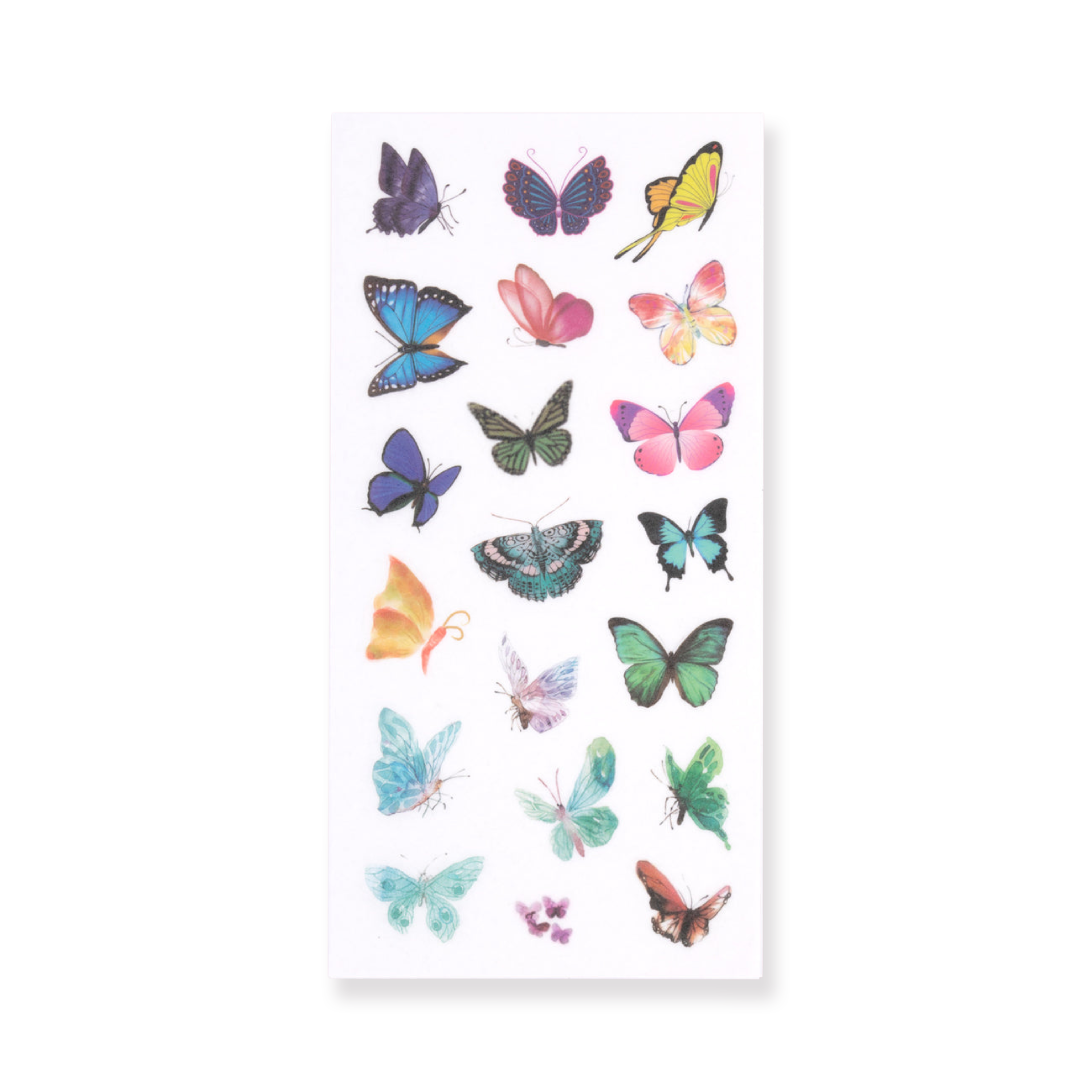 Schmetterling Washi Sticker - 6er Set