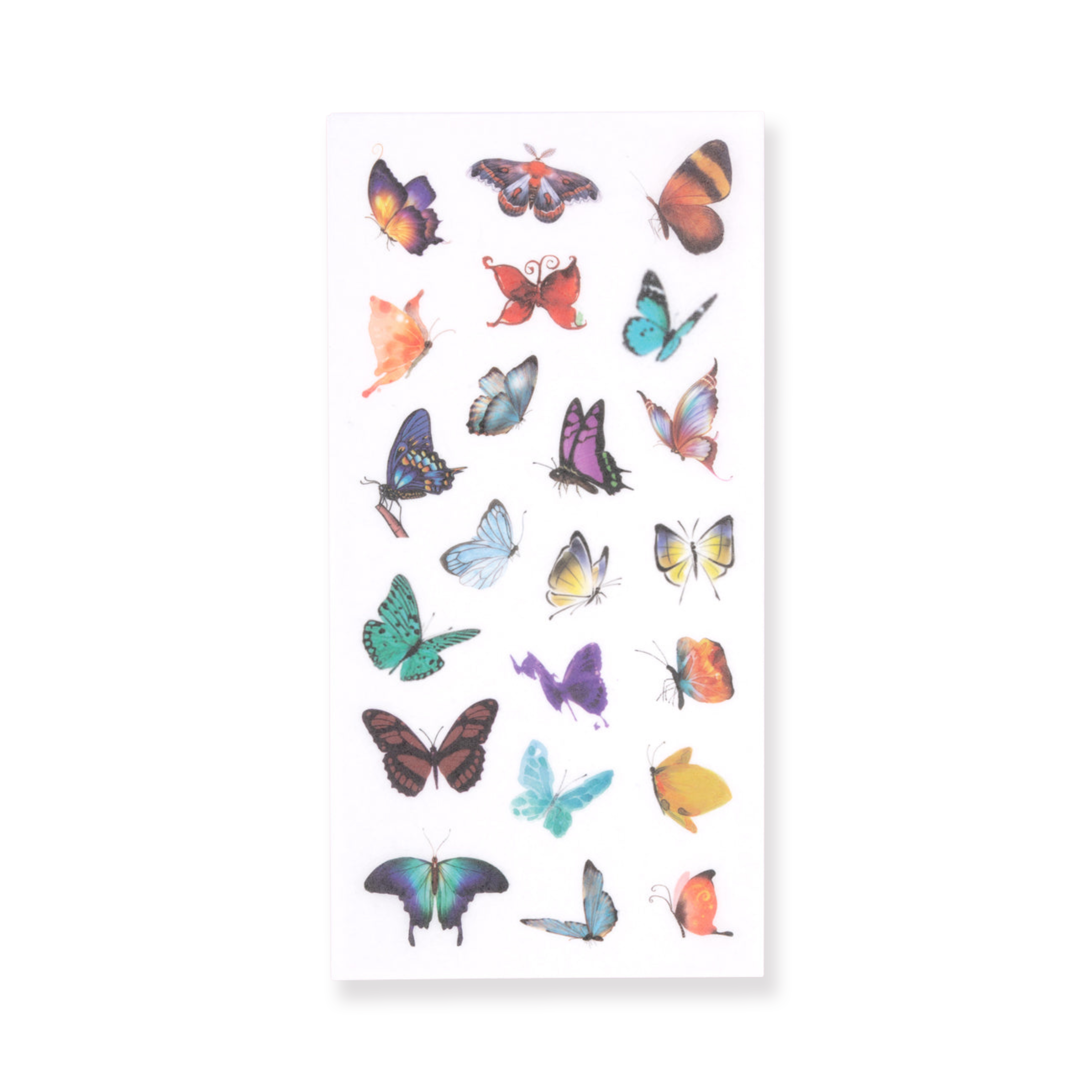 Schmetterling Washi Sticker - 6er Set