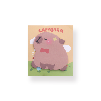 Capybara Sticky Notes - D - 30 Sheets - Stationery Pal