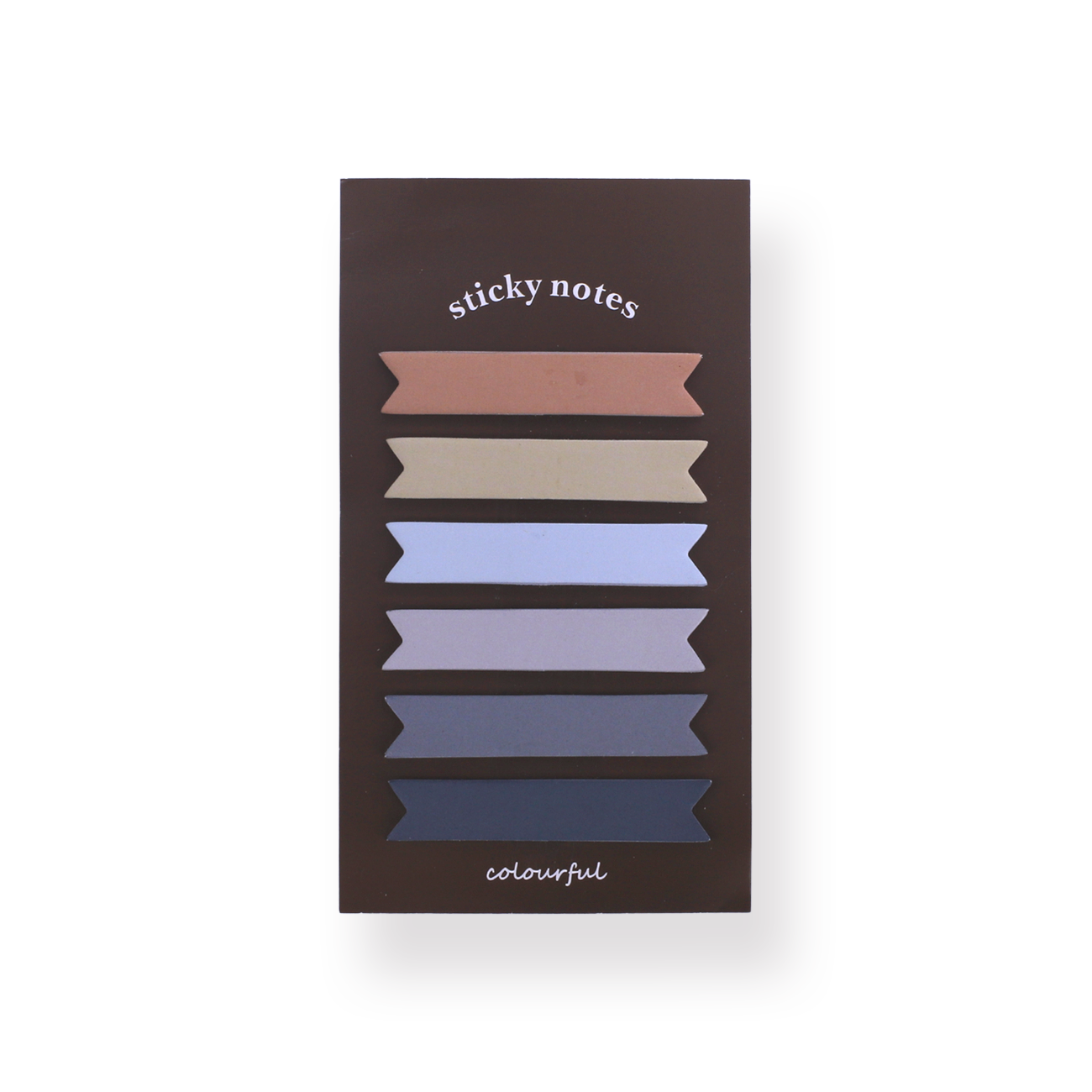 Gradient Tag Sticky Notes - Coffee - Stationery Pal