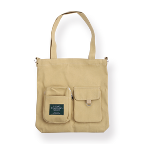 Campus Shoulder Bag - Khaki - Stationery Pal