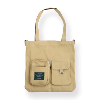 Campus Shoulder Bag - Khaki - Stationery Pal