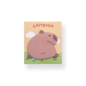 Capybara Sticky Notes - B - 30 Sheets - Stationery Pal