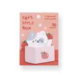 Cardlover Sticky Notes - Cat's Apple Box - Stationery Pal