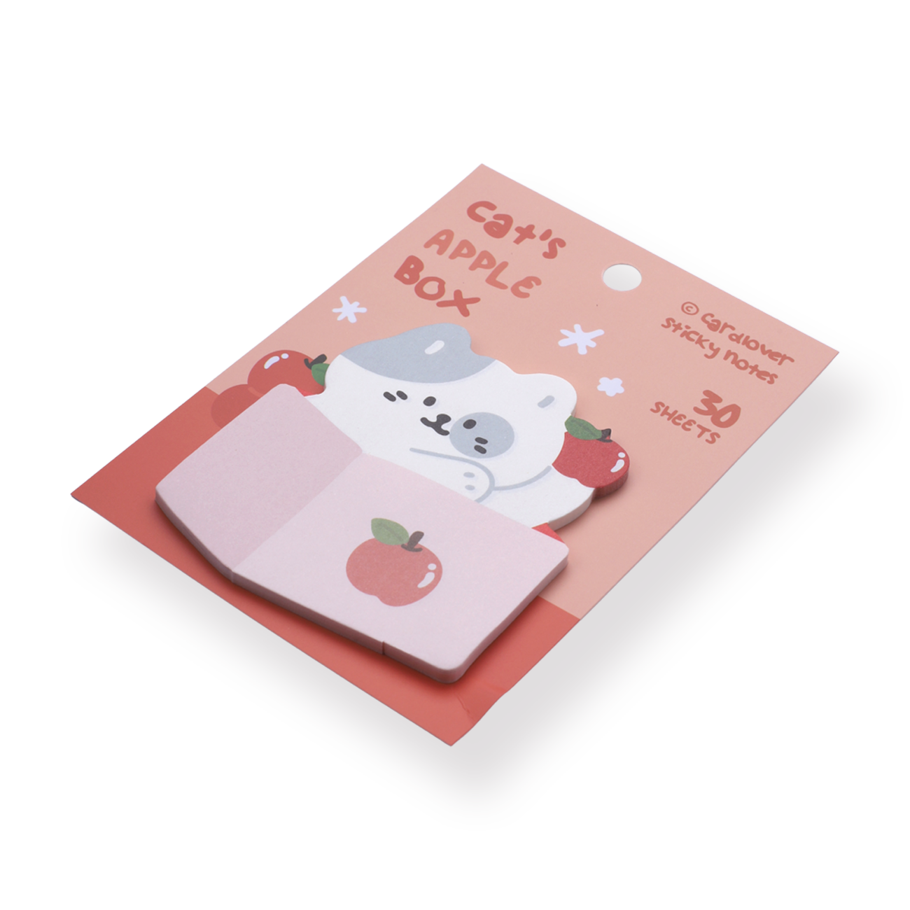 Cardlover Sticky Notes - Cat's Apple Box - Stationery Pal