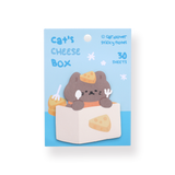 Cardlover Sticky Notes - Cat's Cheese Box - Stationery Pal