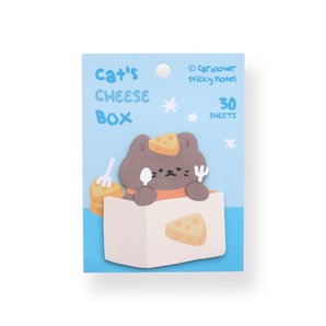 Cardlover Sticky Notes - Cat's Cheese Box - Stationery Pal