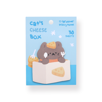 Cardlover Sticky Notes - Cat's Cheese Box - Stationery Pal