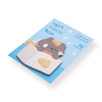 Cardlover Sticky Notes - Cat's Cheese Box - Stationery Pal