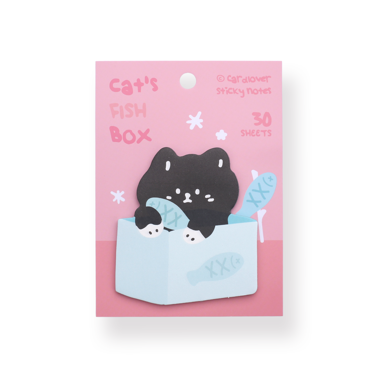 Cardlover Sticky Notes - Cat's Fish Box - Stationery Pal