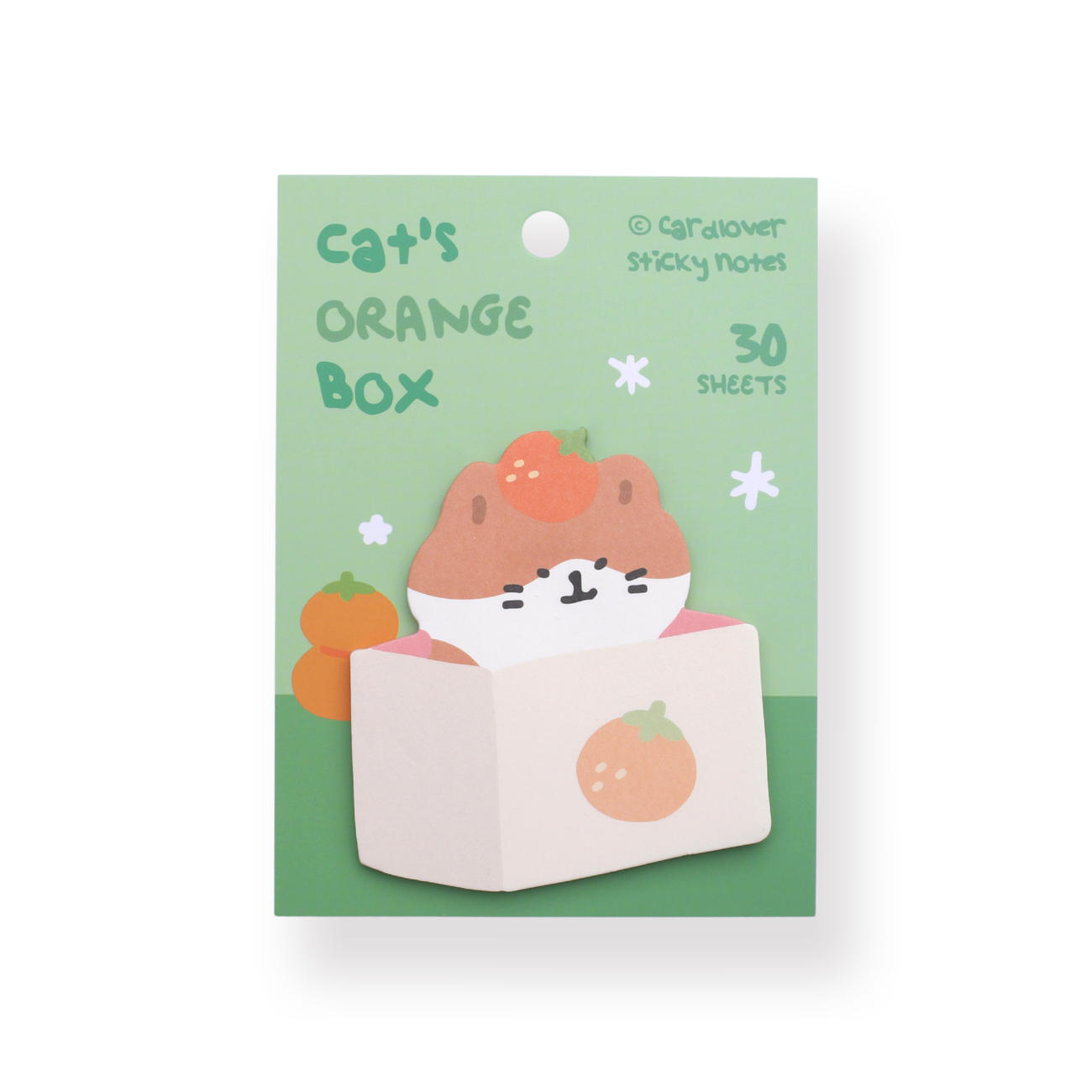 Cardlover Sticky Notes - Cat's Orange Box - Stationery Pal