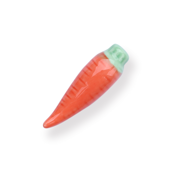 Carrot Ceramic Brush Rest - Stationery Pal