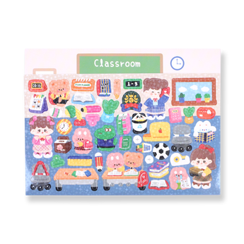 Cartoon Theme Sticker Pack - Classroom Diary - Stationery Pal